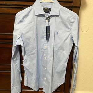 Polo Ralph Lauren slim fit button down long sleeve size 8